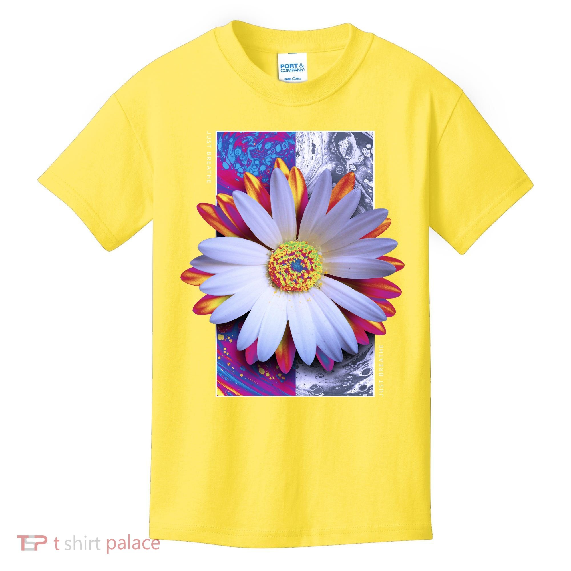 Holographic Lily Flower Kids T-Shirt