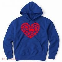 Hedgehog Lover Funny Love Heart Hedgehog Valentine's Day Gift Hoodie thumb 0