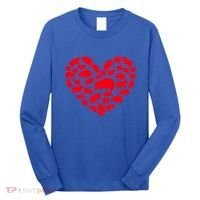 Hedgehog Lover Funny Love Heart Hedgehog Valentine's Day Gift Long Sleeve Shirt thumb 0