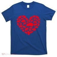Hedgehog Lover Funny Love Heart Hedgehog Valentine's Day Gift T-Shirt thumb 0