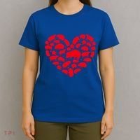 Hedgehog Lover Funny Love Heart Hedgehog Valentine's Day Gift T-Shirt thumb 4