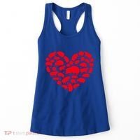 Hedgehog Lover Funny Love Heart Hedgehog Valentine's Day Gift Women's Tank Top thumb 0