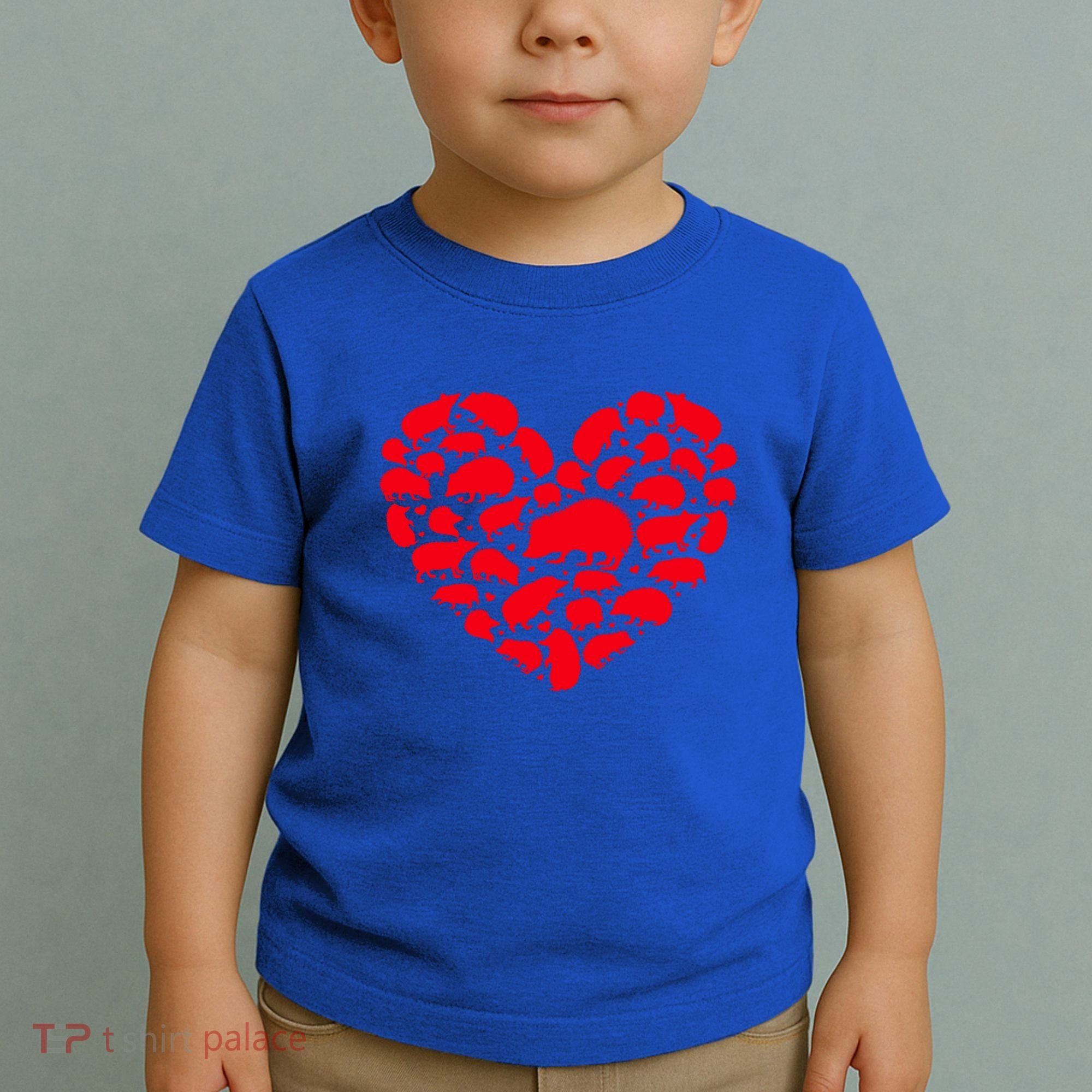 Hedgehog Lover Funny Love Heart Hedgehog Valentine's Day Gift Toddler T-Shirt