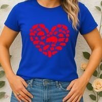 Hedgehog Lover Funny Love Heart Hedgehog Valentine's Day Gift Women's T-Shirt thumb 2