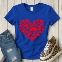 Hedgehog Lover Funny Love Heart Hedgehog Valentine's Day Gift Women's T-Shirt thumb 3