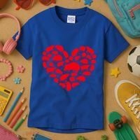 Hedgehog Lover Funny Love Heart Hedgehog Valentine's Day Gift Kids T-Shirt thumb 3