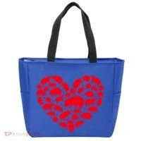 Hedgehog Lover Funny Love Heart Hedgehog Valentine's Day Gift Tote Bag thumb 0