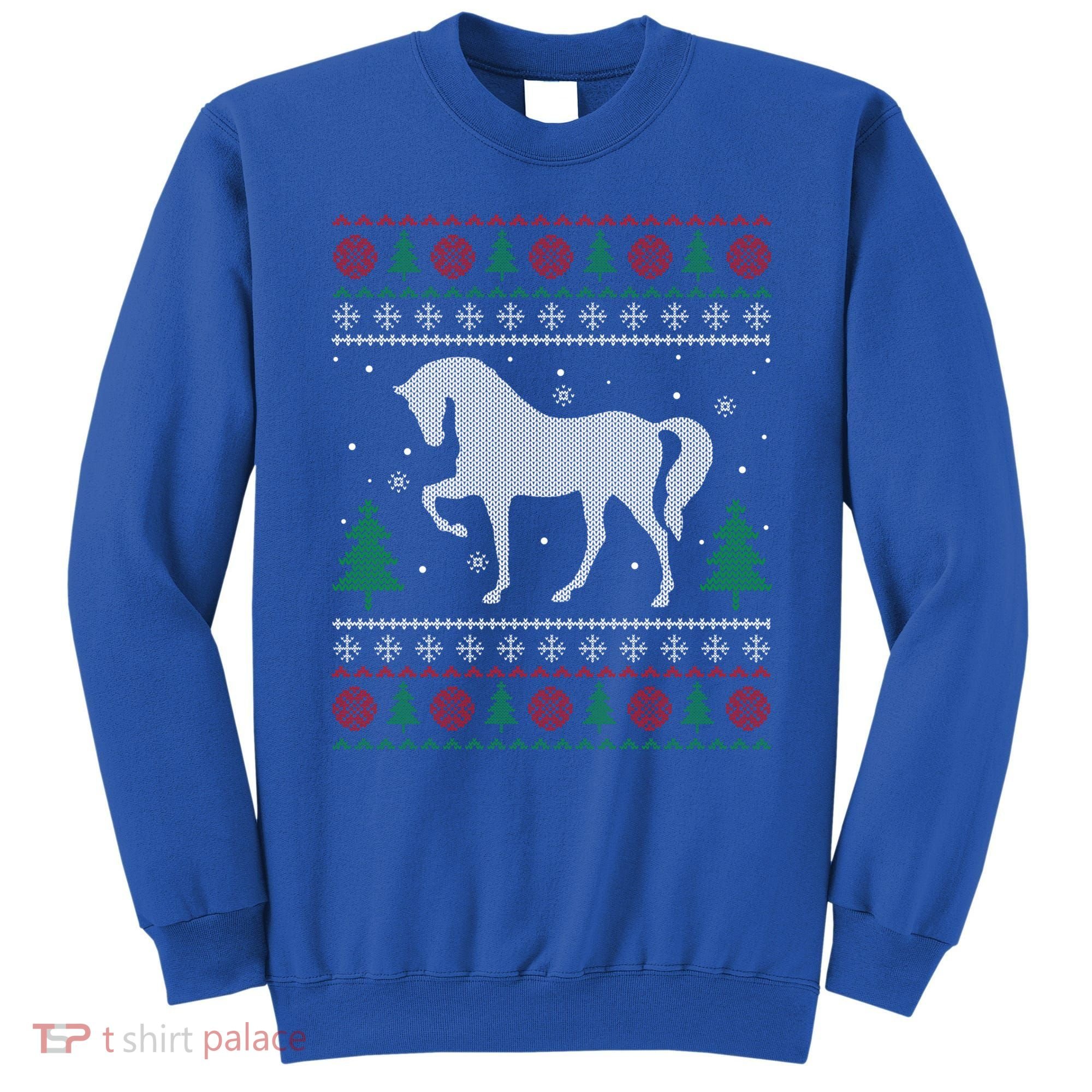 Horse Lover Funny Gift Horse Ugly Sweater Christmas Xmas Gift Sweatshirt