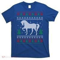 Horse Lover Funny Gift Horse Ugly Sweater Christmas Xmas Gift T-Shirt thumb 0