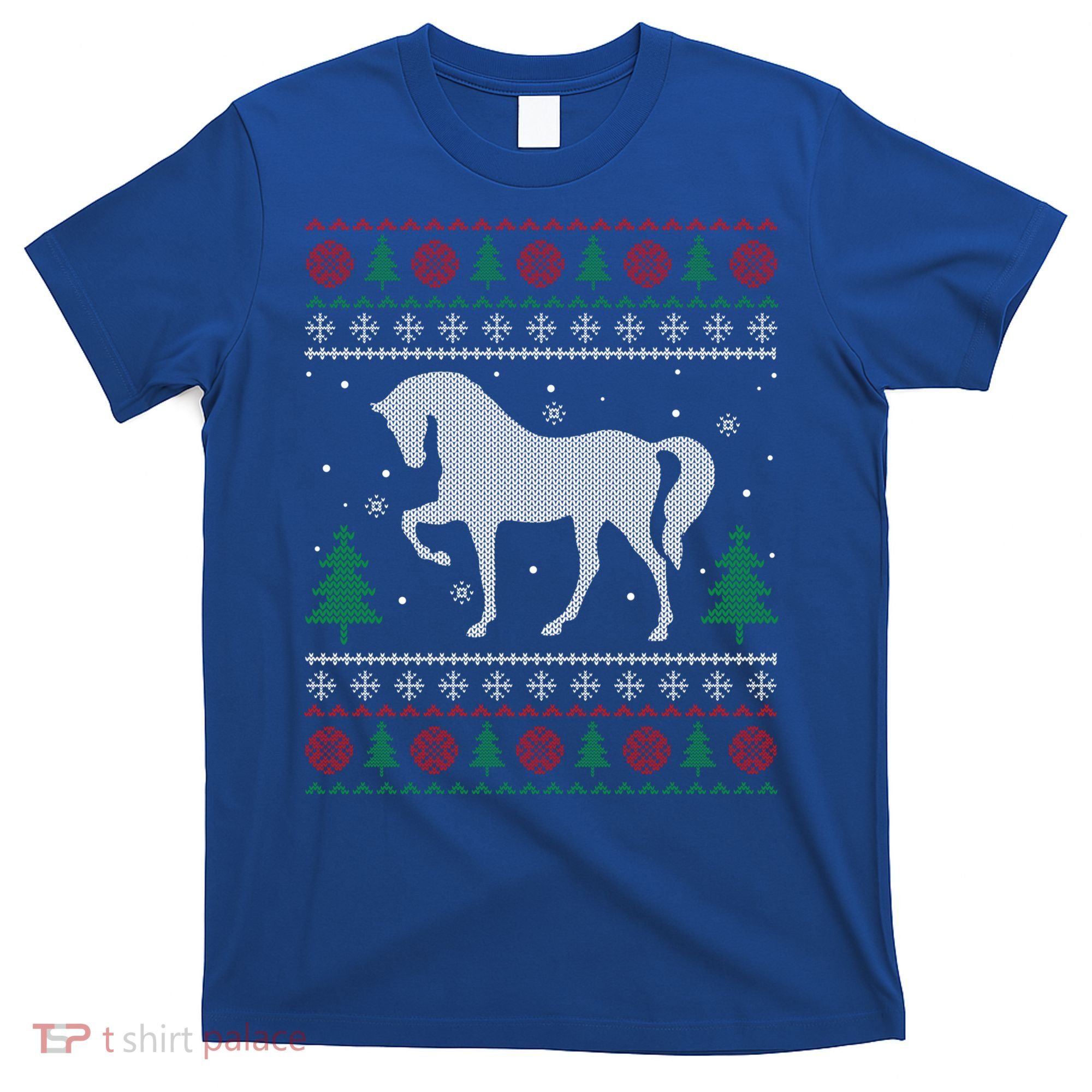 Horse Lover Funny Gift Horse Ugly Sweater Christmas Xmas Gift T-Shirt