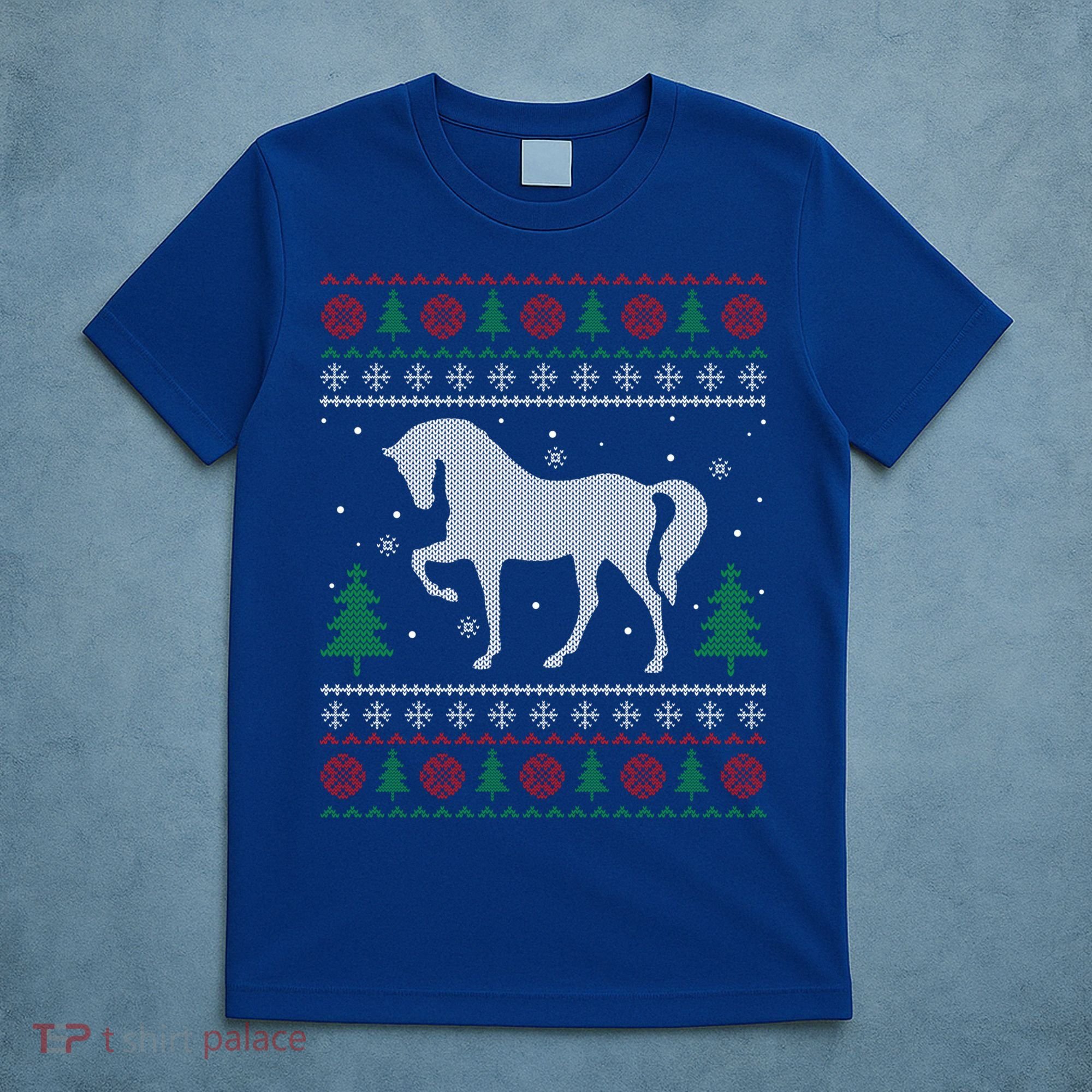 Horse Lover Funny Gift Horse Ugly Sweater Christmas Xmas Gift T-Shirt