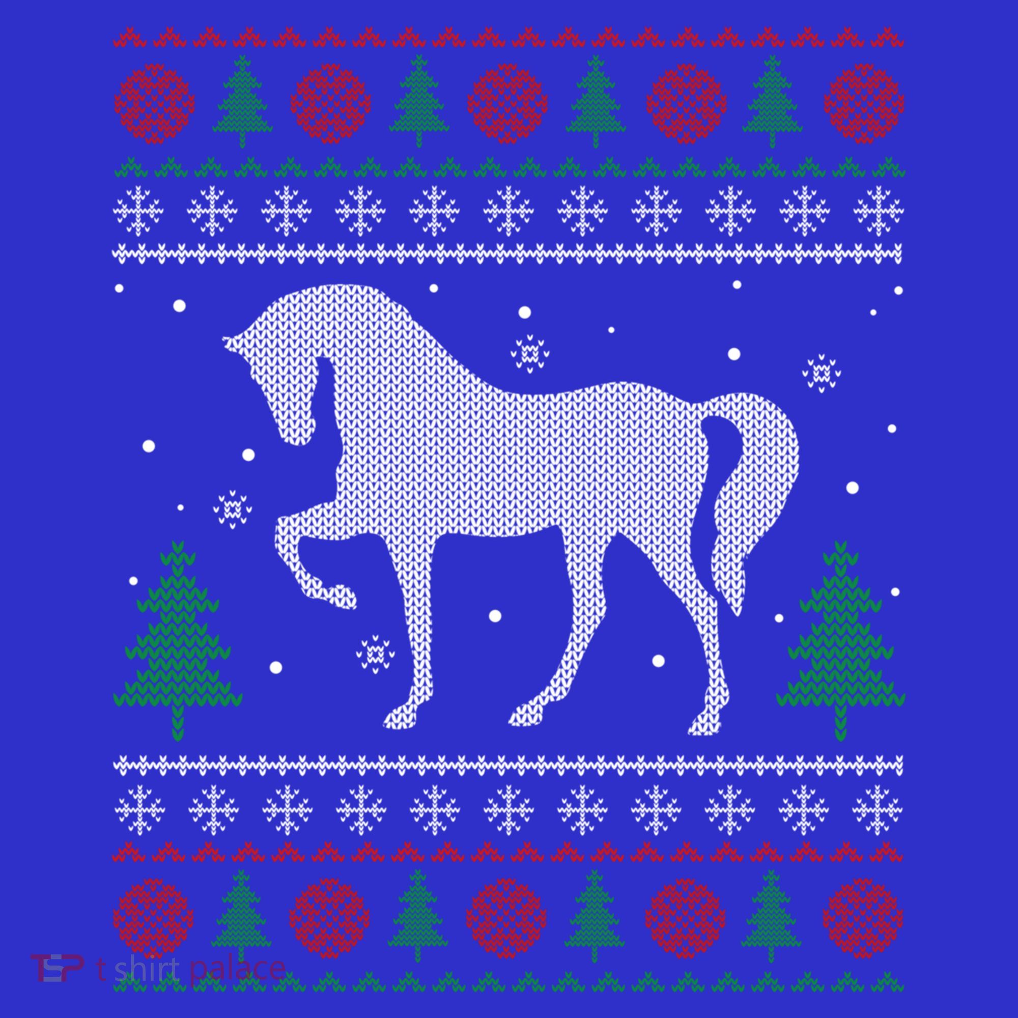 Horse Lover Funny Gift Horse Ugly Sweater Christmas Xmas Gift T-Shirt