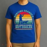 Hunting Lover Funny Vintage Hunting Grandpa Fathers Day Gift T-Shirt thumb 3