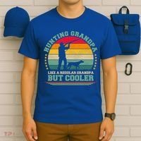 Hunting Lover Funny Vintage Hunting Grandpa Fathers Day Gift T-Shirt thumb 6