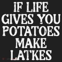 Hanukkah Life Gives Potatoes Make Latkes Chanukah Beanie thumb 2
