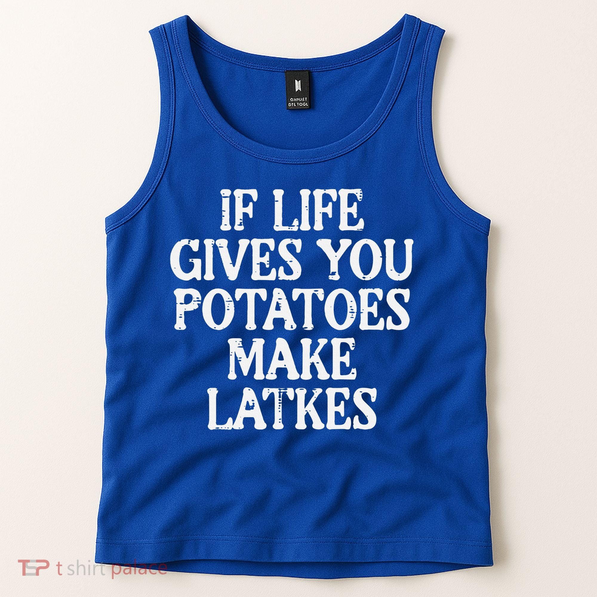 Hanukkah Life Gives Potatoes Make Latkes Chanukah Tank Top