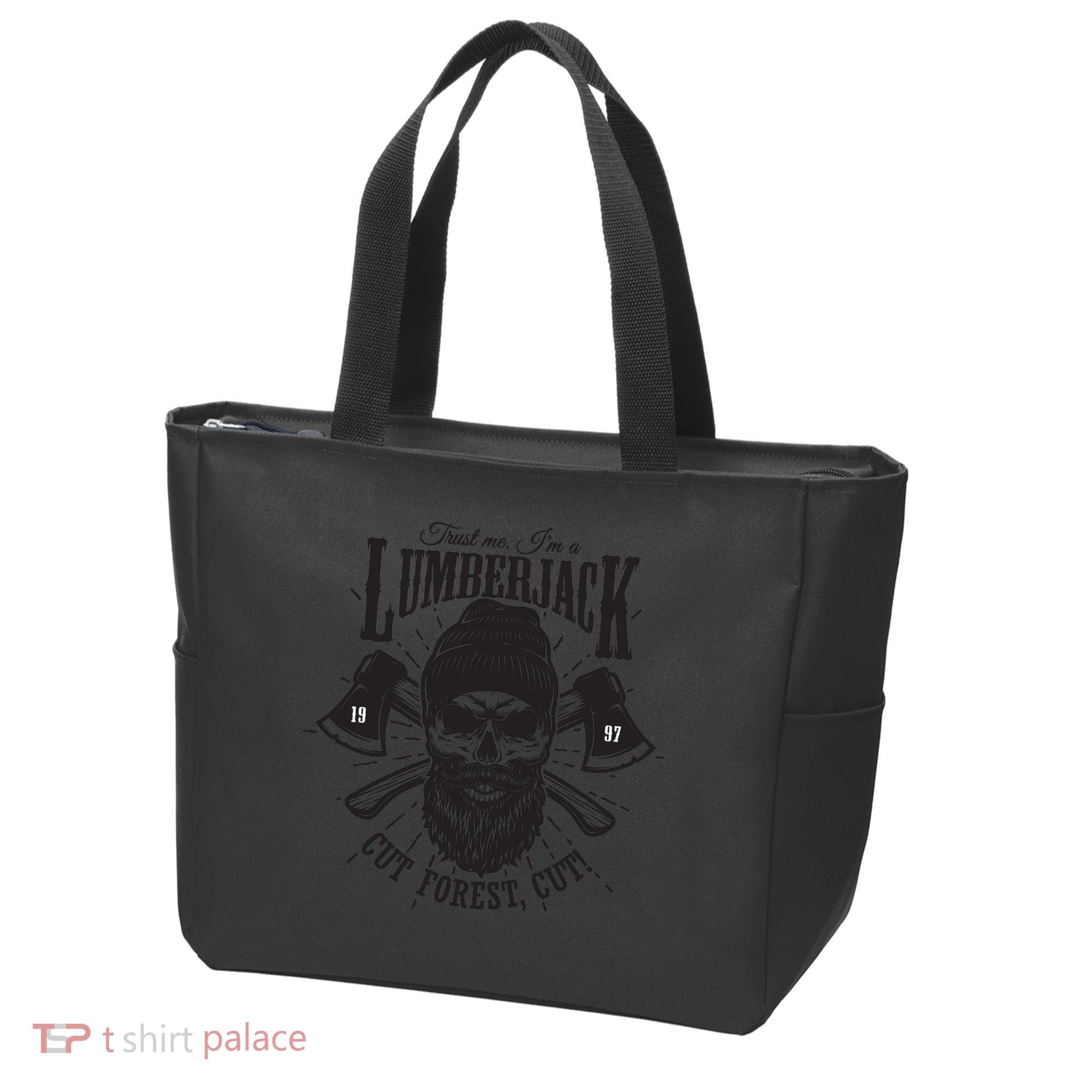 Hipster Lumberjack Tote Bag