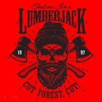 Hipster Lumberjack Santa Hat thumb 1
