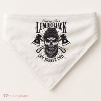 Hipster Lumberjack USA-Made Doggie Bandana thumb 0