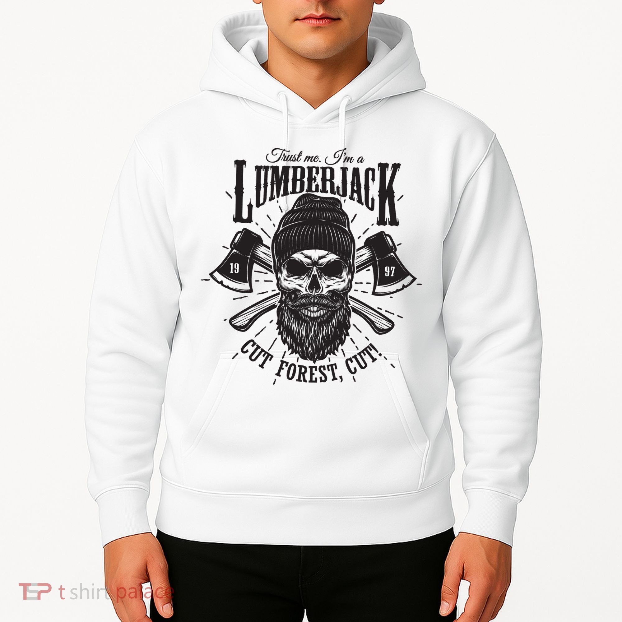 Hipster Lumberjack Hoodie