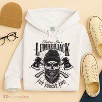 Hipster Lumberjack Hoodie thumb 4
