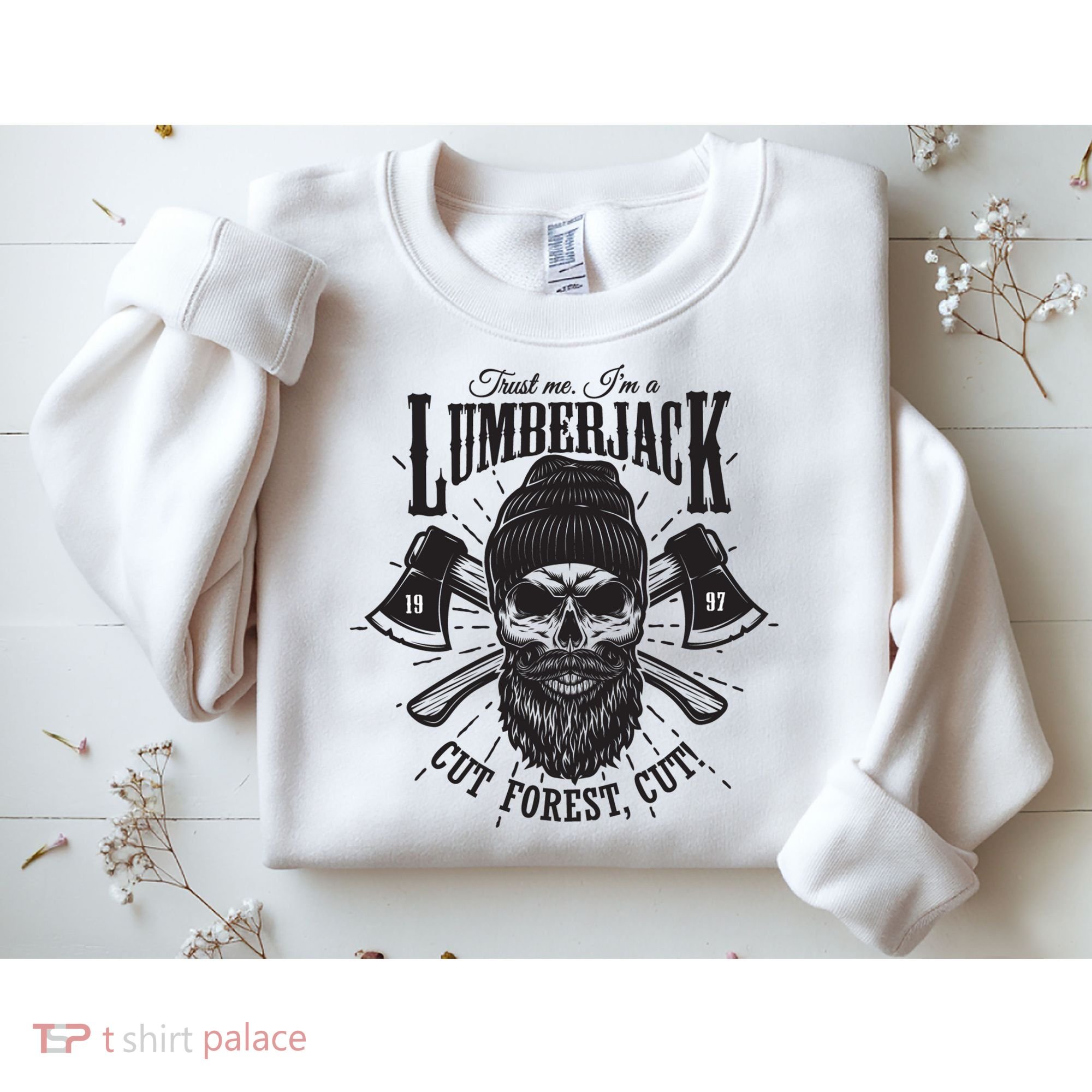 Hipster Lumberjack Sweatshirt
