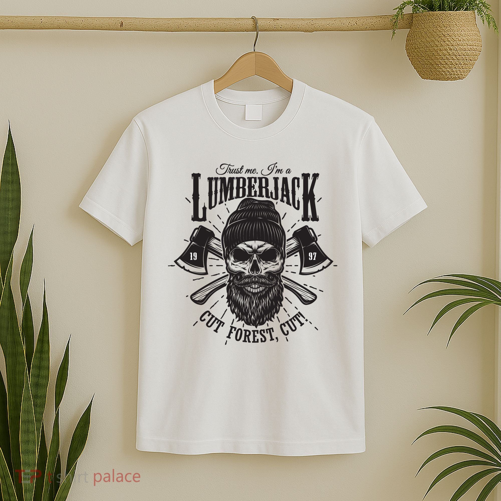 Hipster Lumberjack T-Shirt