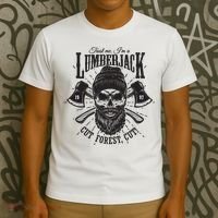 Hipster Lumberjack T-Shirt thumb 3