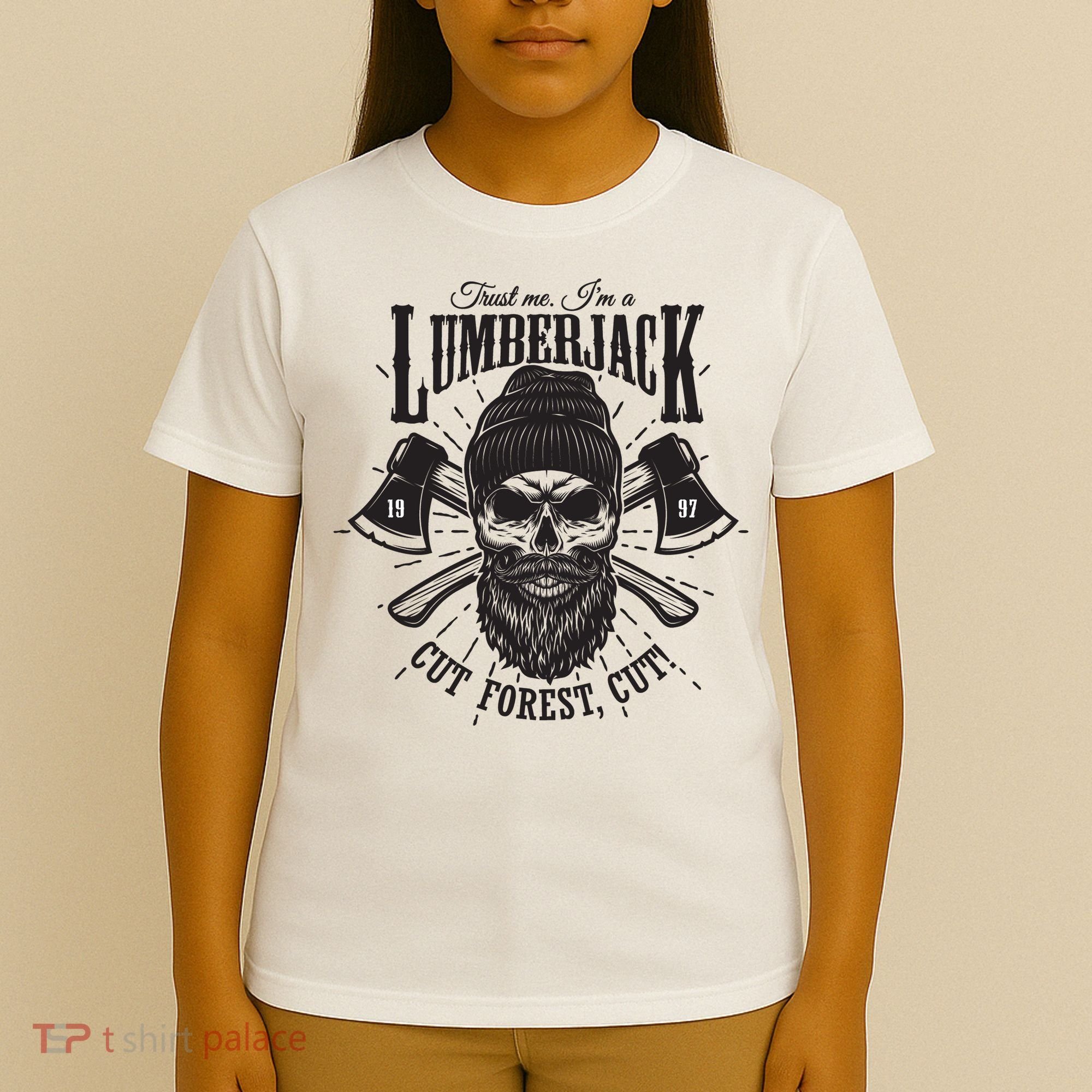 Hipster Lumberjack T-Shirt