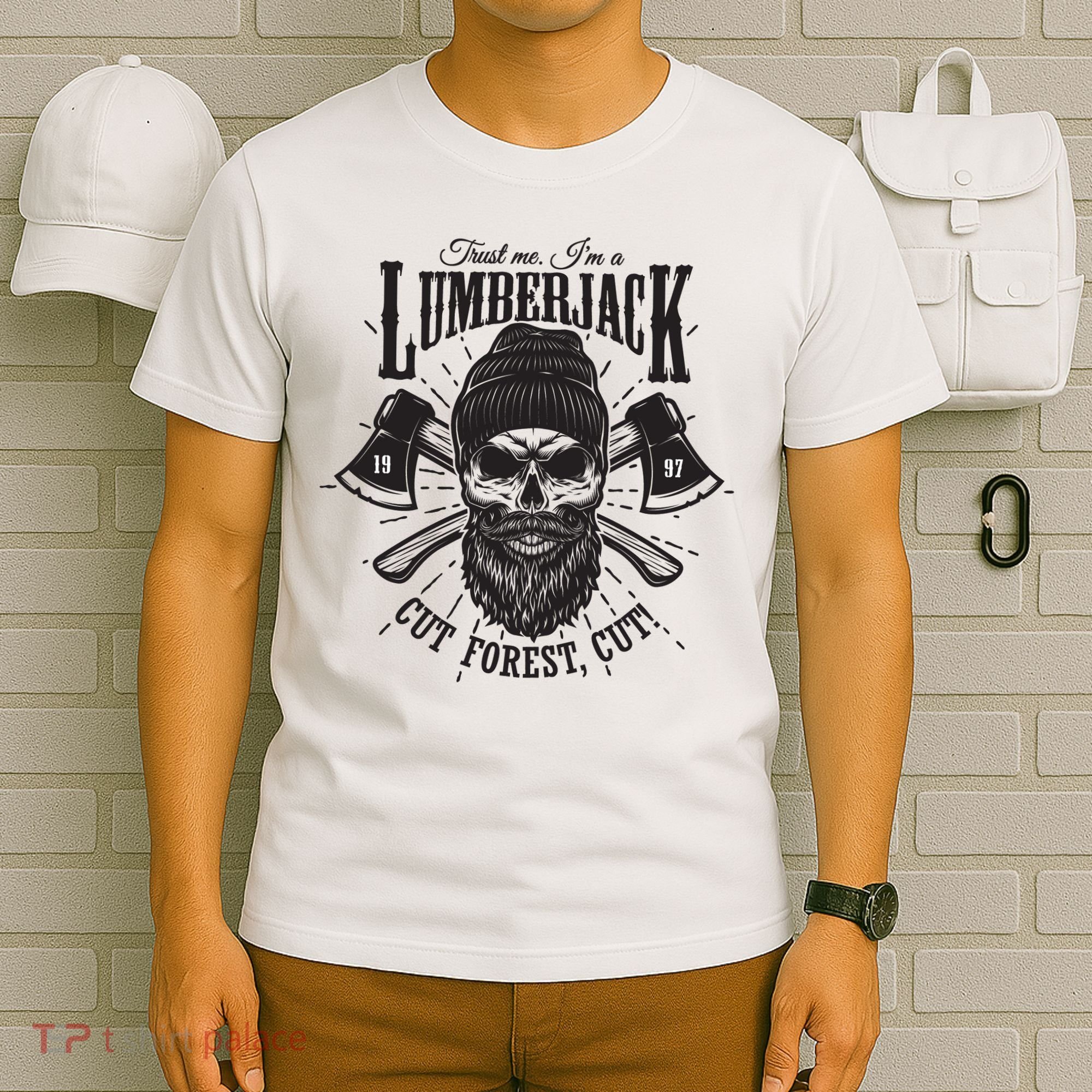 Hipster Lumberjack T-Shirt