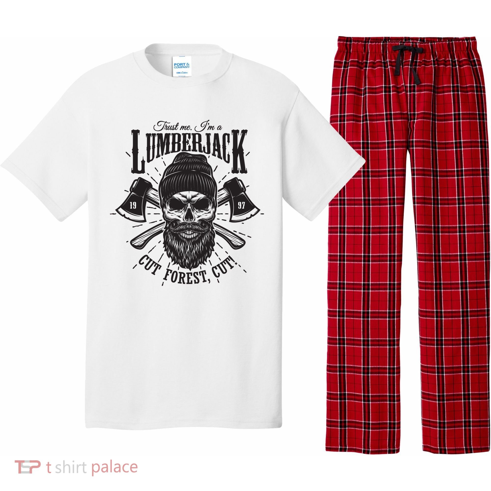 Hipster Lumberjack Pajama Set