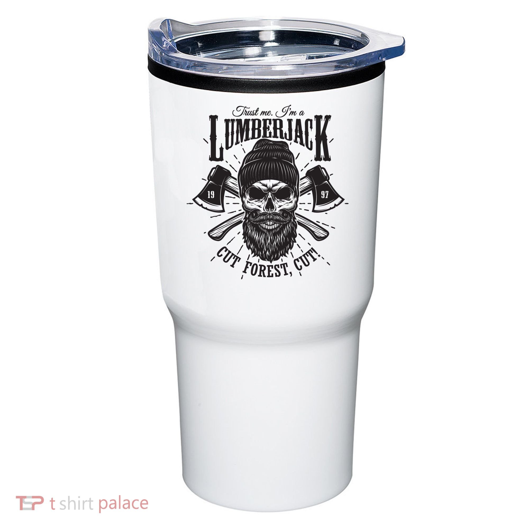 Hipster Lumberjack Tumbler