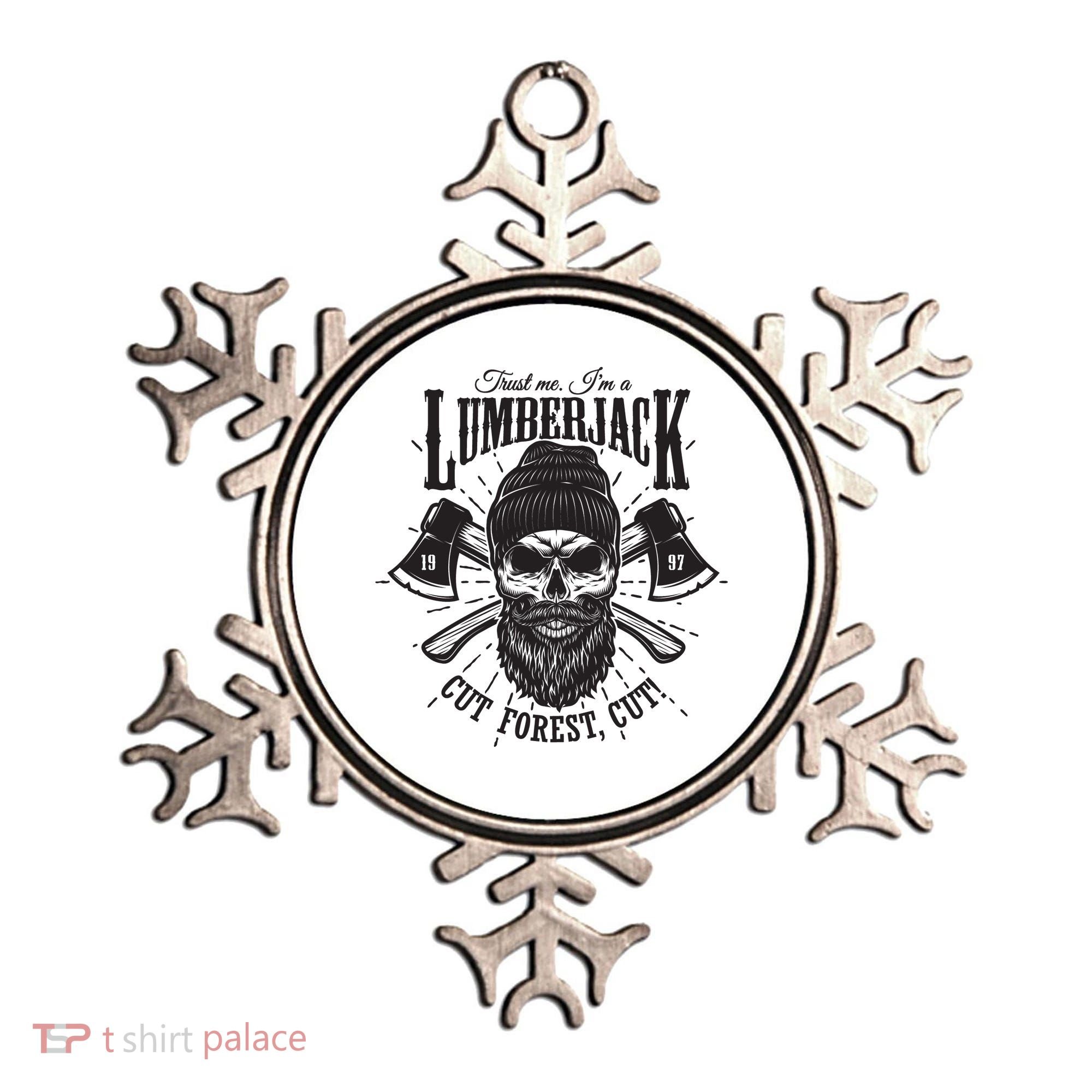 Hipster Lumberjack Ornament