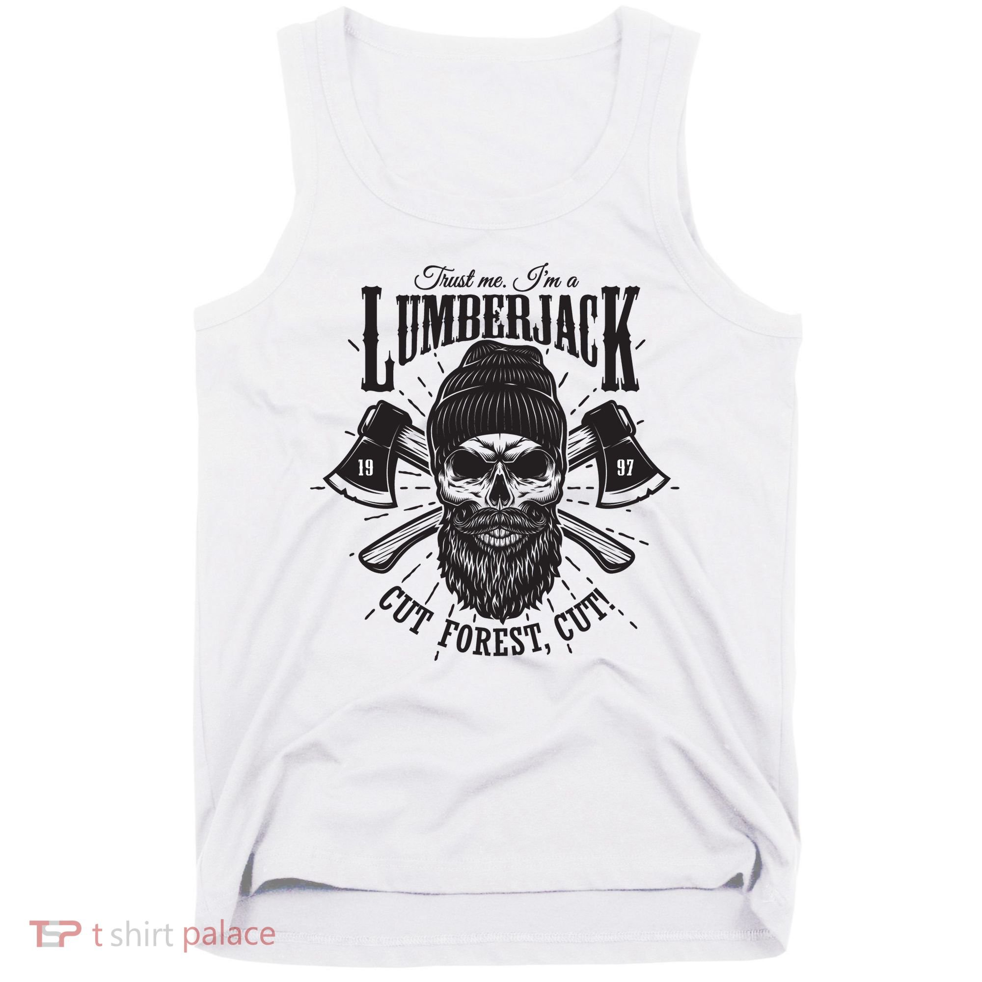 Hipster Lumberjack Tank Top
