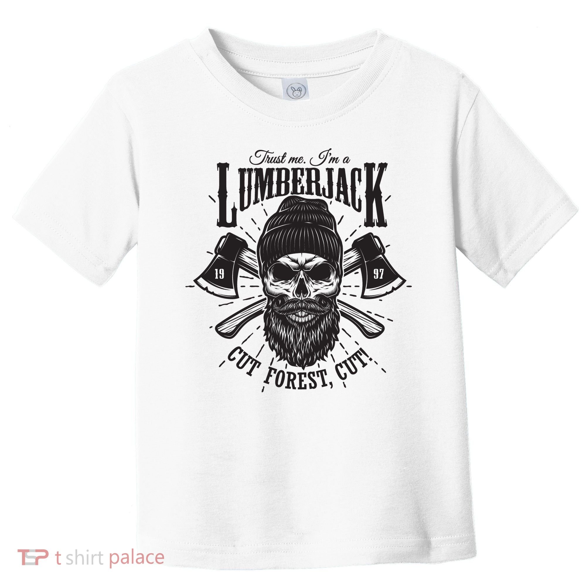 Hipster Lumberjack Toddler T-Shirt