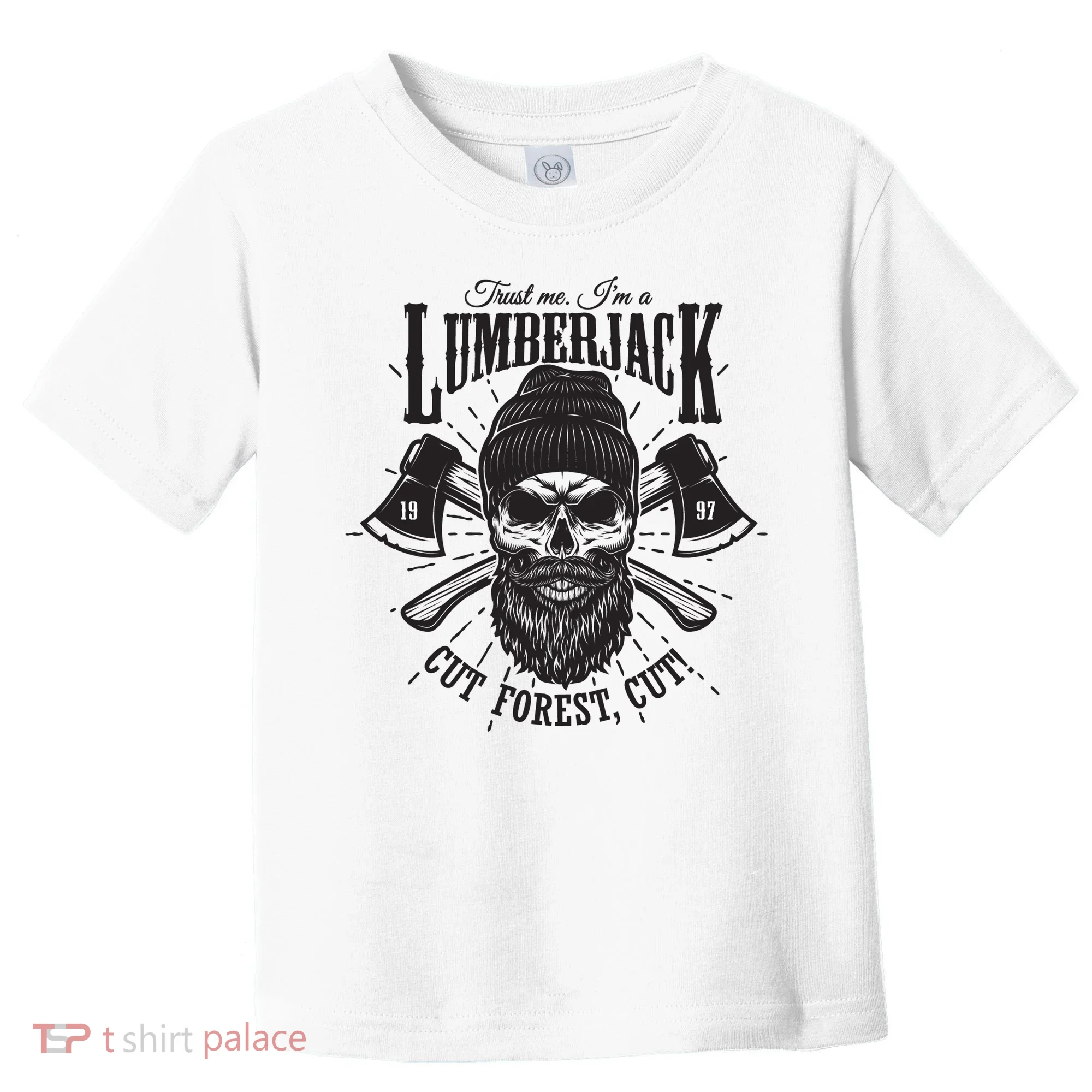 Hipster Lumberjack Toddler T-Shirt