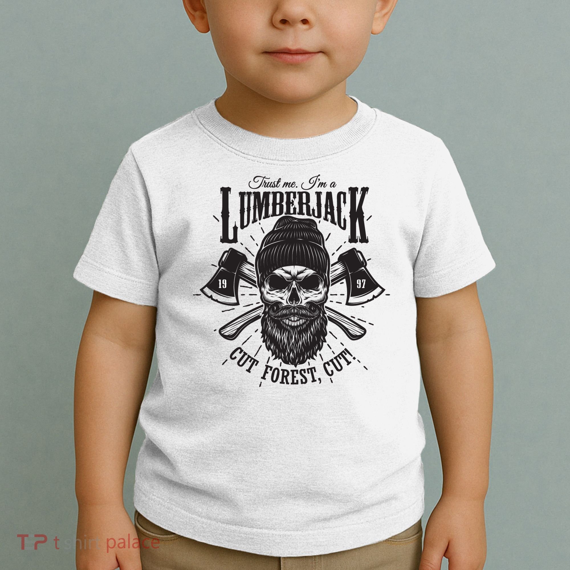 Hipster Lumberjack Toddler T-Shirt