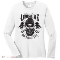 Hipster Lumberjack Women's Long Sleeve Shirt thumb 0