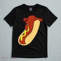 Hotdog Lover Hotdog Dachshund Hot Dog T-Shirt thumb 5