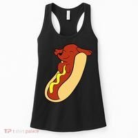 Hotdog Lover Hotdog Dachshund Hot Dog Women's Tank Top thumb 0