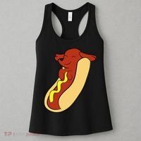 Hotdog Lover Hotdog Dachshund Hot Dog Women's Tank Top thumb 3
