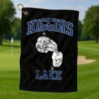 Higgins Lake Golf Towel thumb 1
