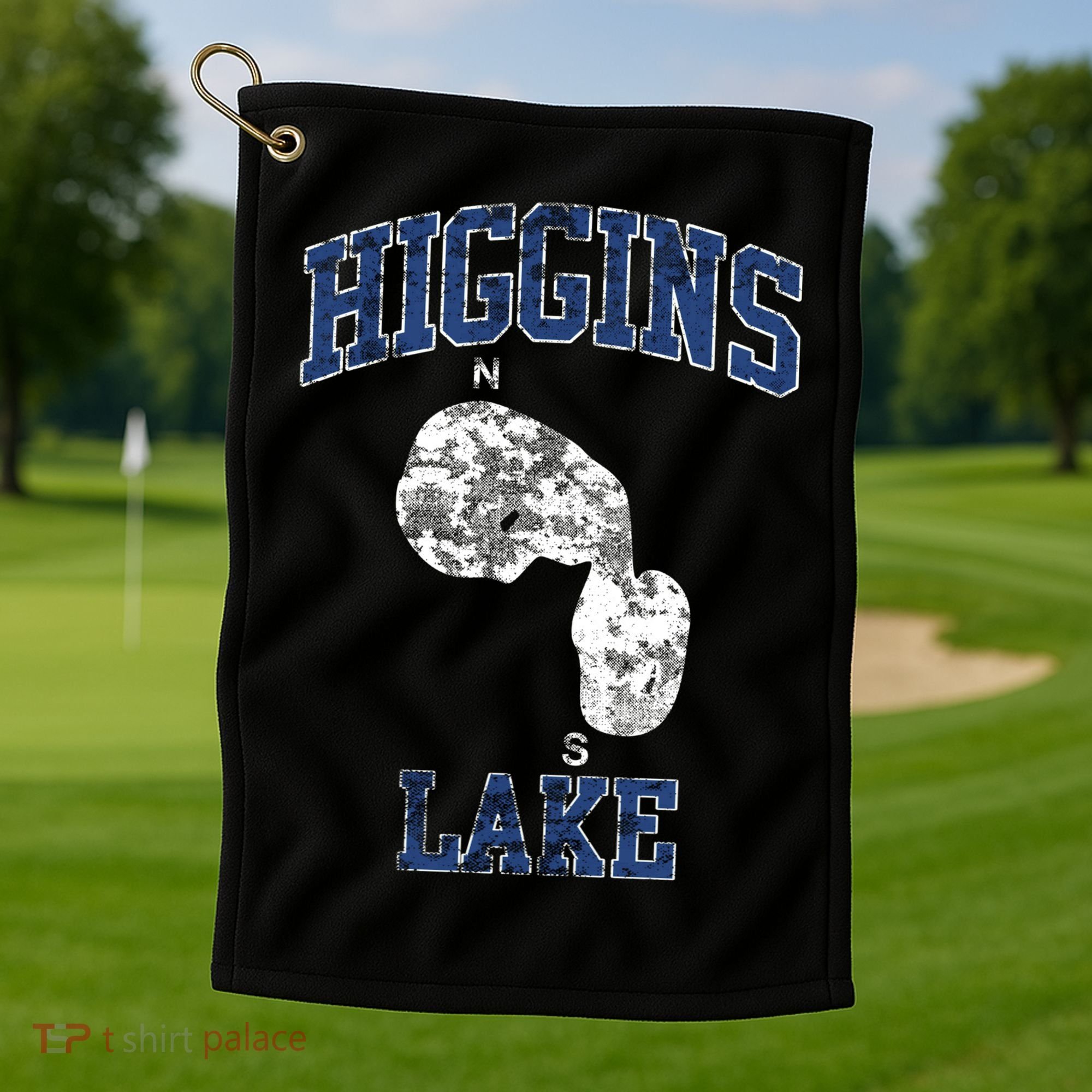 Higgins Lake Golf Towel