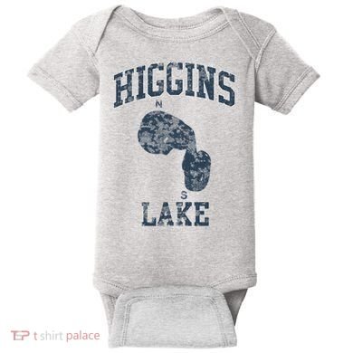 Higgins Lake Baby Bodysuit