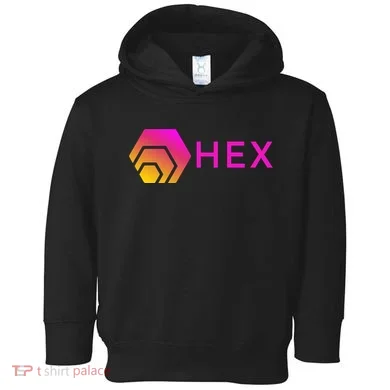 Hex Logo, Hex DeFi, Hex Blockchain, Hex Network, Hex Crypto Toddler Hoodie