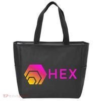 Hex Logo, Hex DeFi, Hex Blockchain, Hex Network, Hex Crypto Tote Bag thumb 0