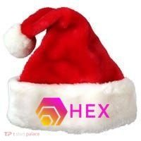 Hex Logo, Hex DeFi, Hex Blockchain, Hex Network, Hex Crypto Santa Hat thumb 0