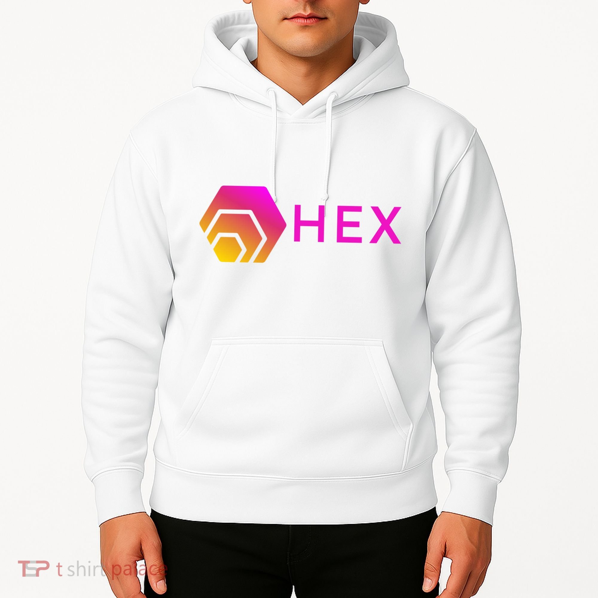 Hex Logo, Hex DeFi, Hex Blockchain, Hex Network, Hex Crypto Hoodie