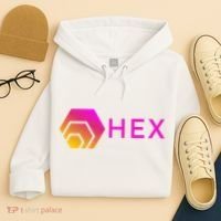 Hex Logo, Hex DeFi, Hex Blockchain, Hex Network, Hex Crypto Hoodie thumb 4