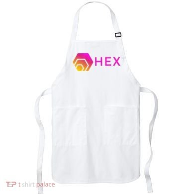 Hex Logo, Hex DeFi, Hex Blockchain, Hex Network, Hex Crypto Apron